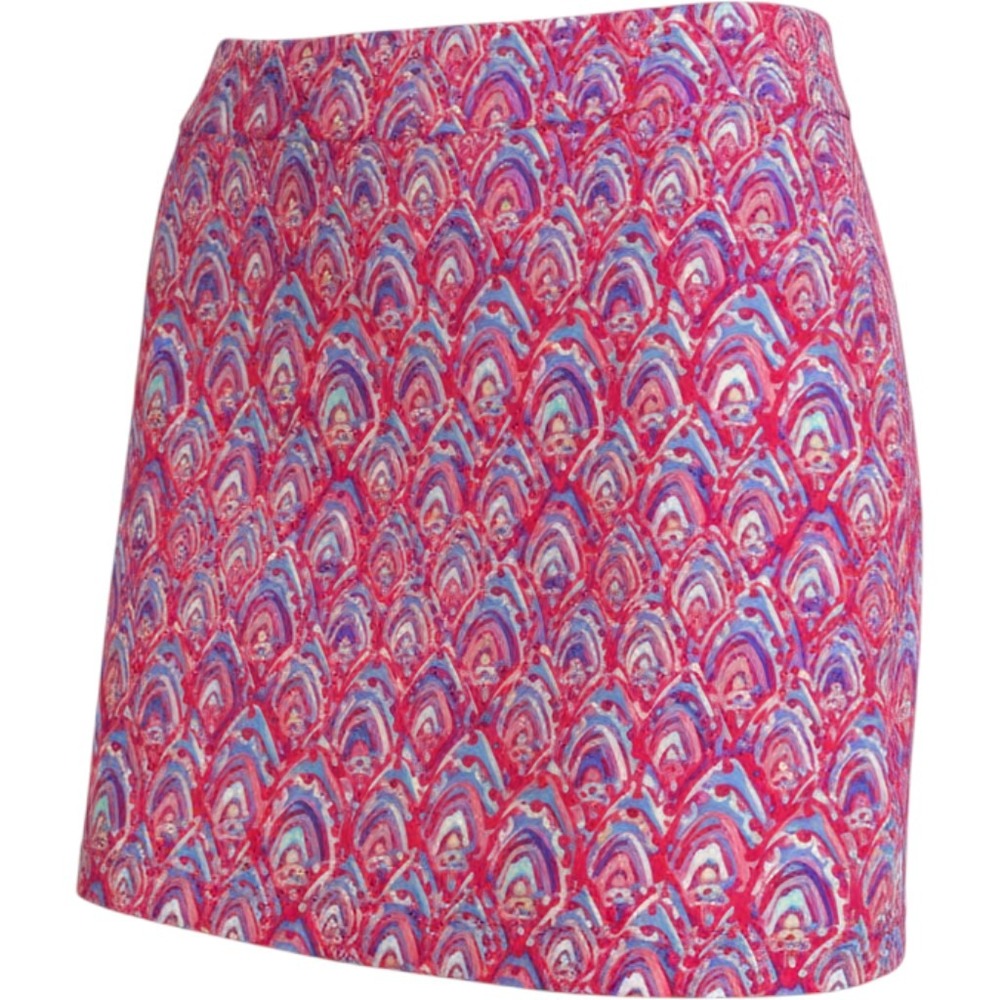 Vineyard Vines Pink Purple Scalloped Performance Skort Small Active Golf Tennis